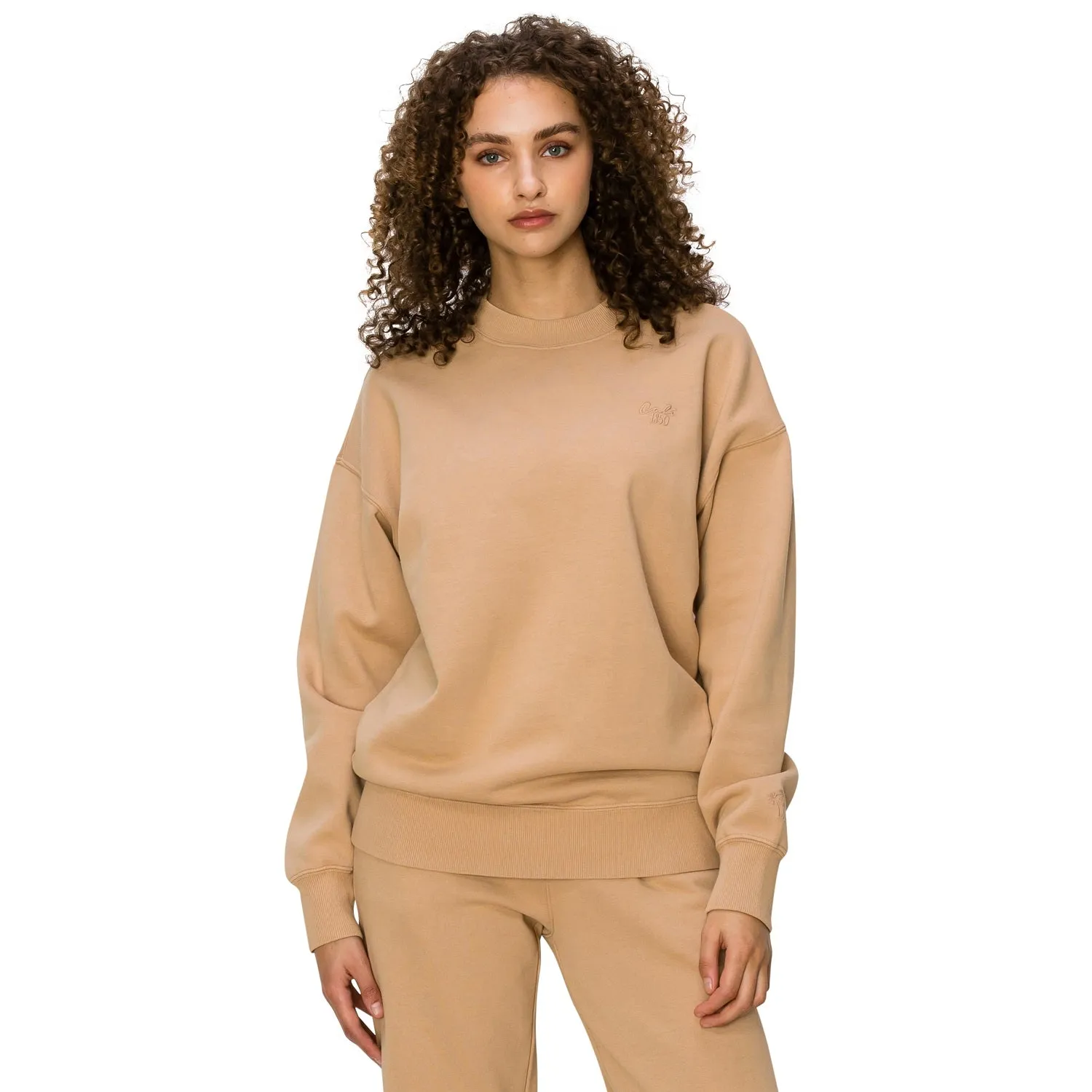 Cloud Fleece Crewneck Sweatshirt - Tobacco Brown