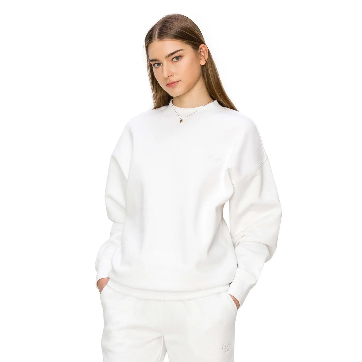 Cloud Fleece Crewneck Sweatshirt - White