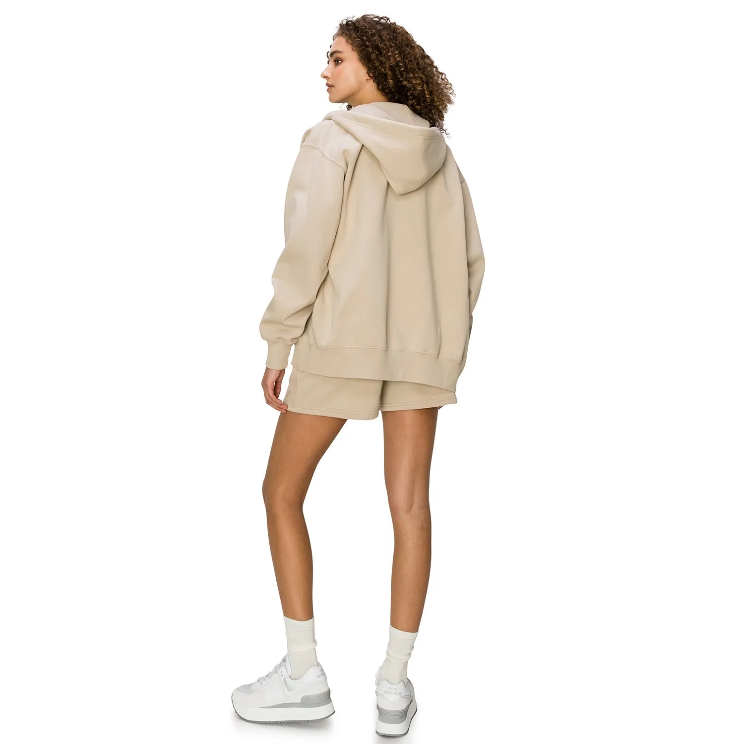 Cloud Fleece Zip Up Hoodie - Olive Beige