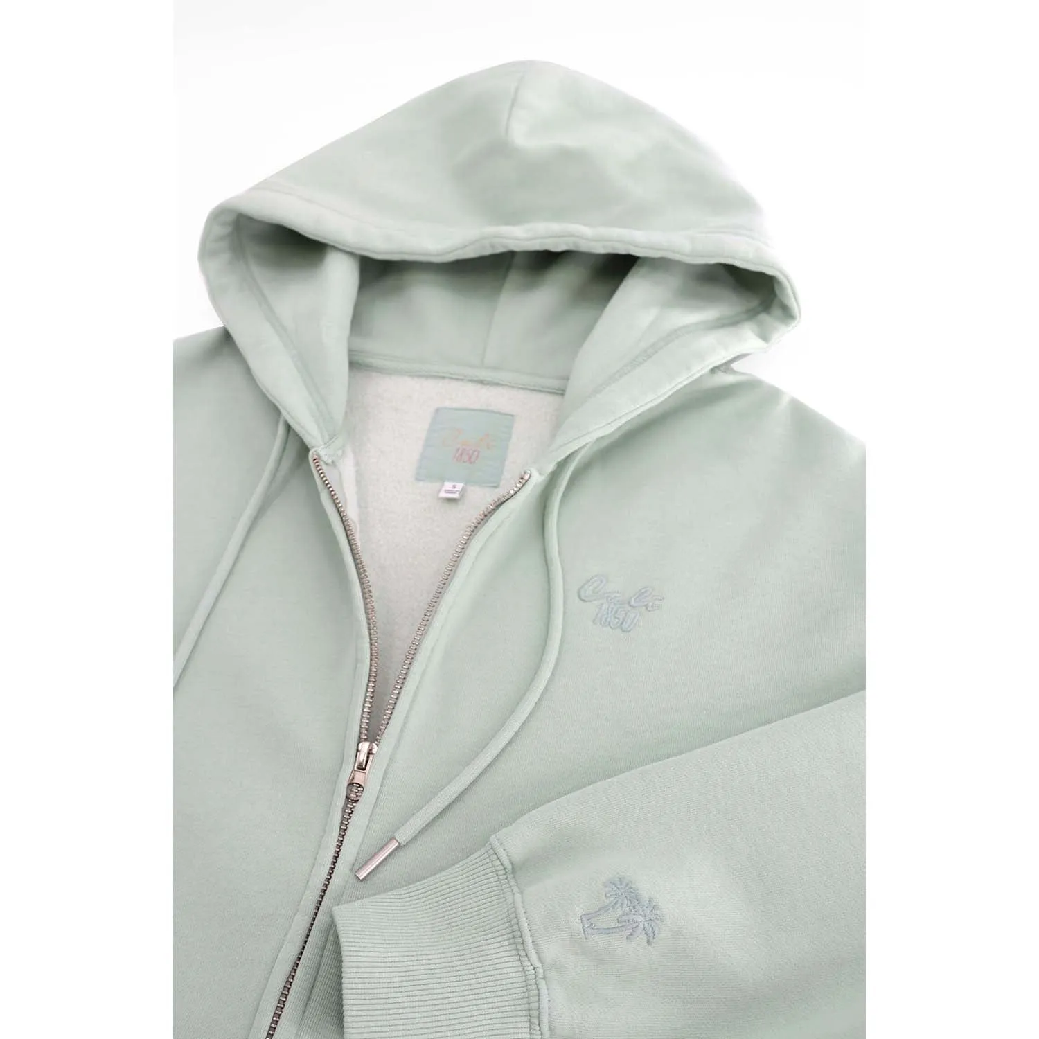 Cloud Fleece Zip Up Hoodie - Sage Green