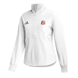 Coast Guard Academy Adidas Womens Travel Woven Jacket