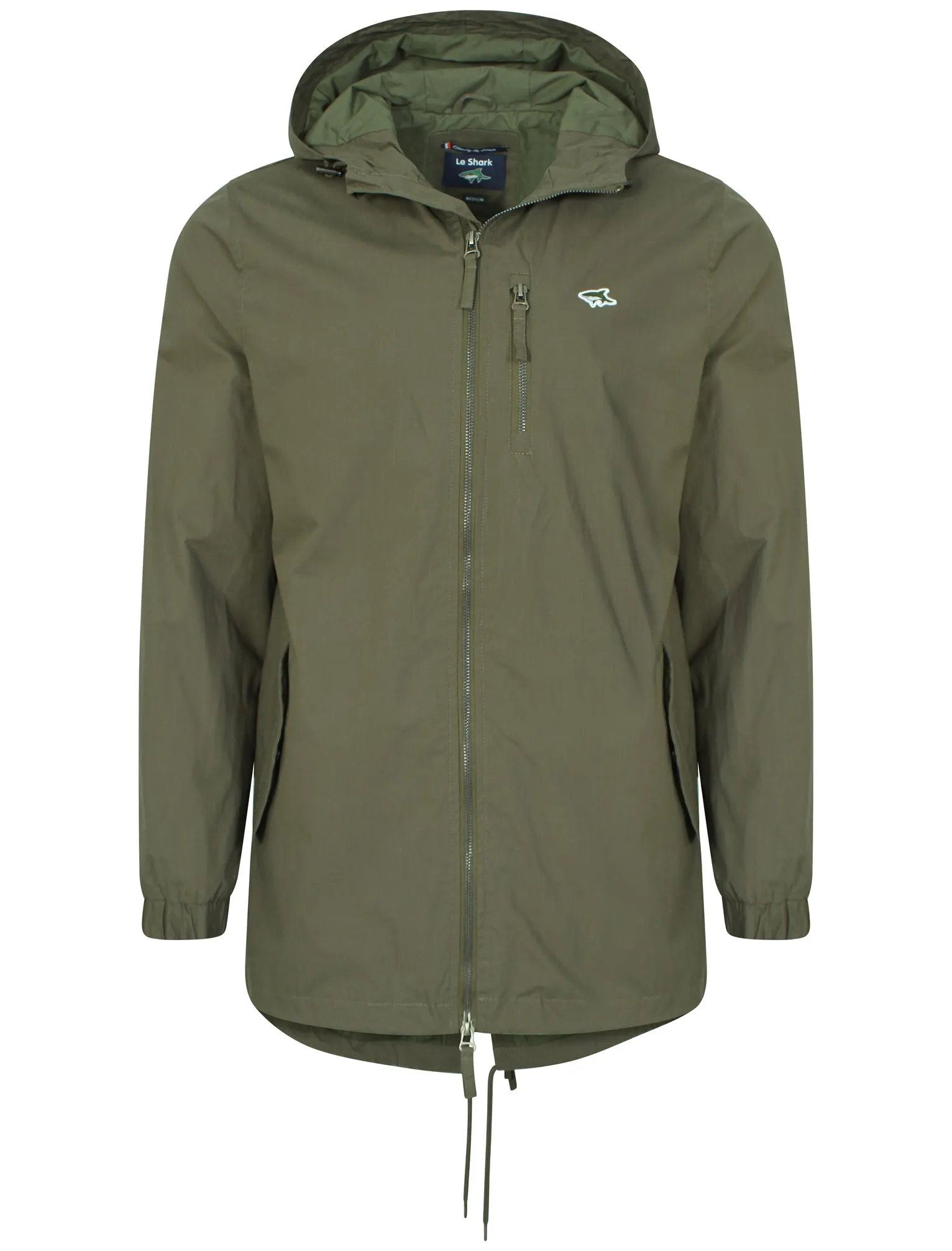 Condamine Parka Jacket in Khaki  - Le Shark