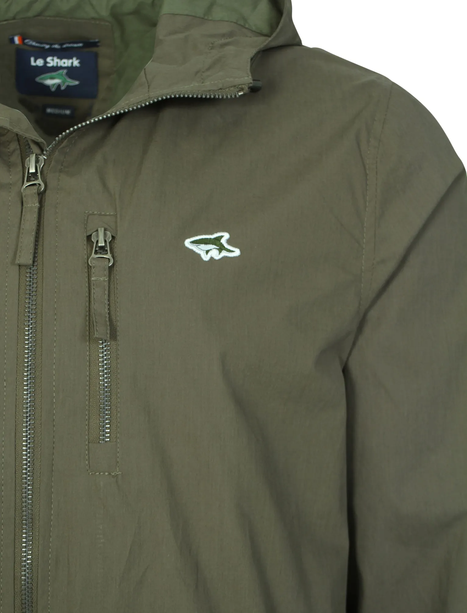 Condamine Parka Jacket in Khaki  - Le Shark