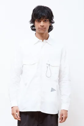 Cordura Typewriter LS Shirt White