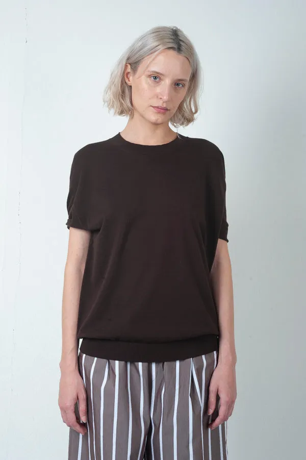 Cotton Knitted Round Neck Shirt