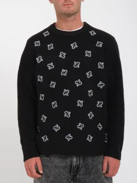 Deep Fakie Sweater - BLACK