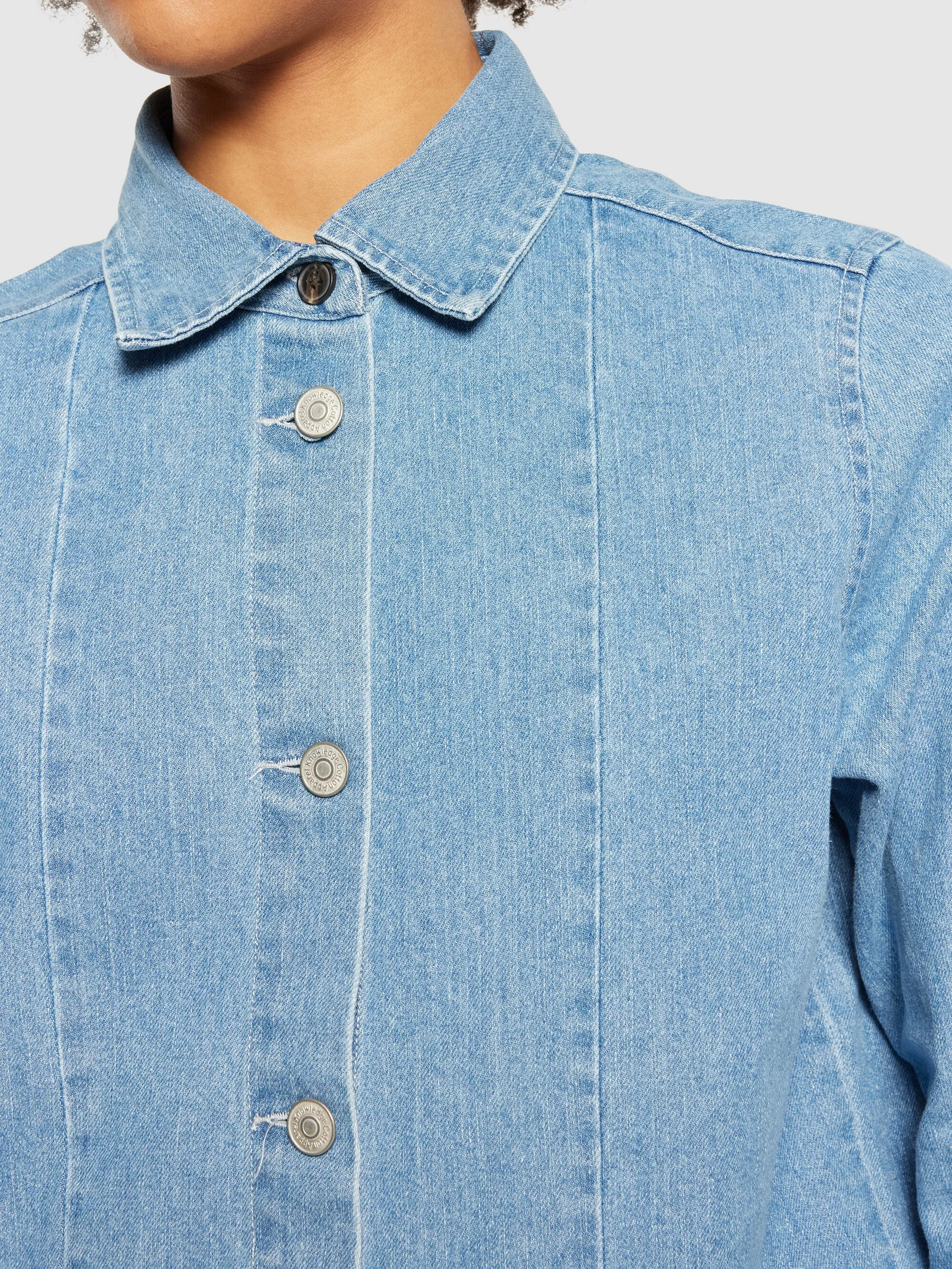 Denim shirt - GOTS/Vegan - Light Blue denim