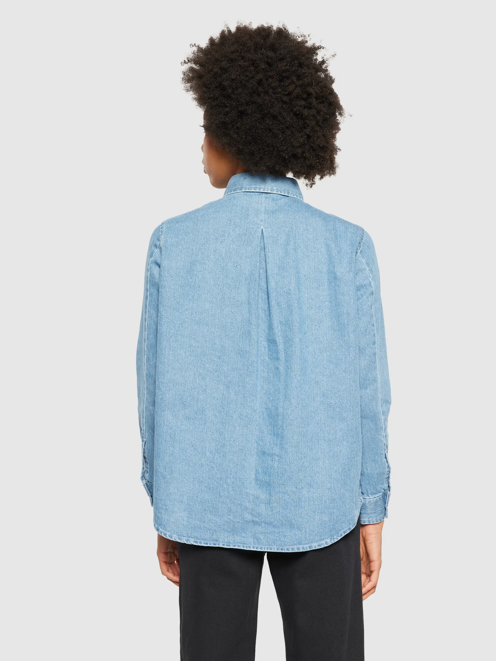 Denim shirt - GOTS/Vegan - Light Blue denim