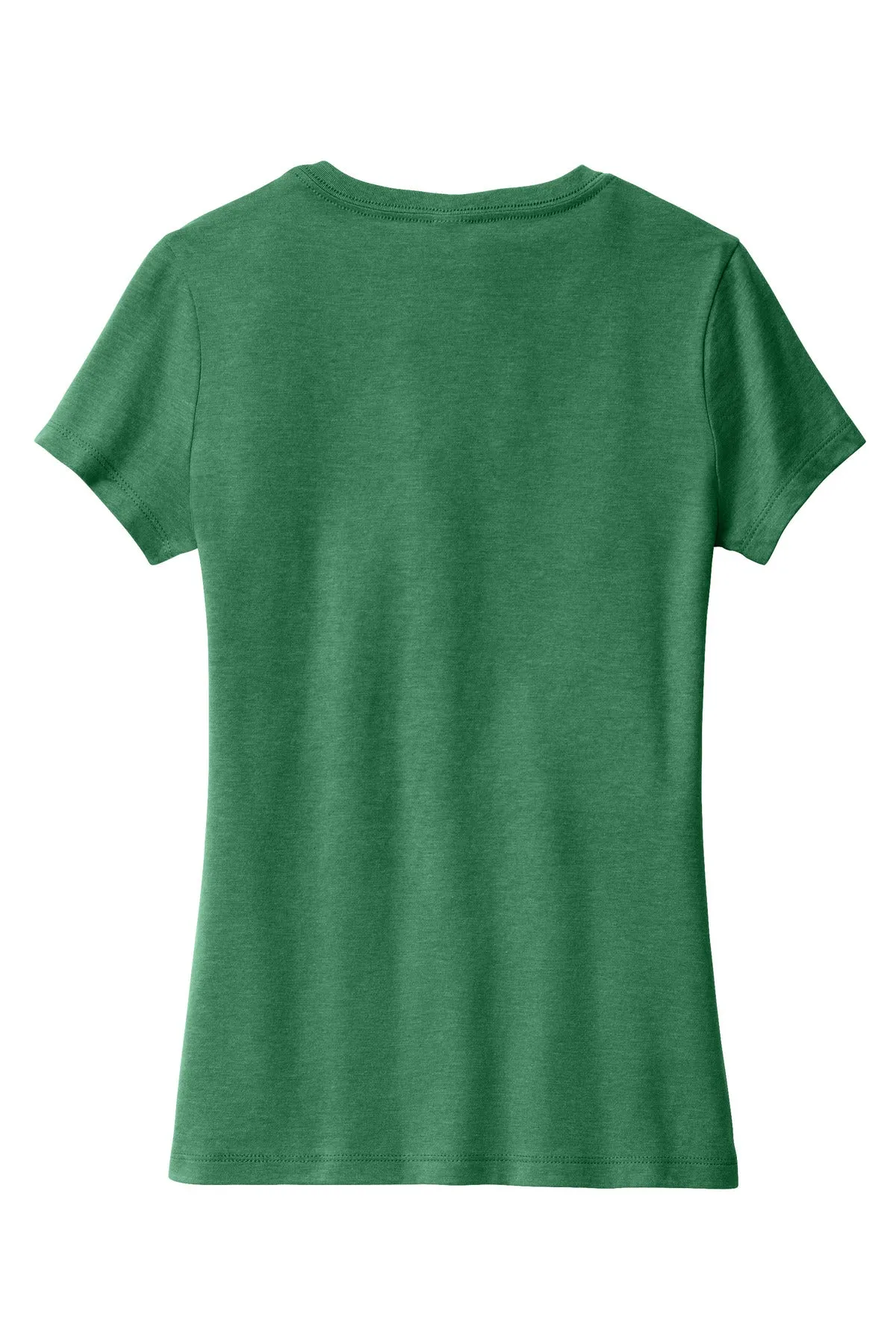 District Women's Perfect Blend CVC V-Neck Tee. DM1190L