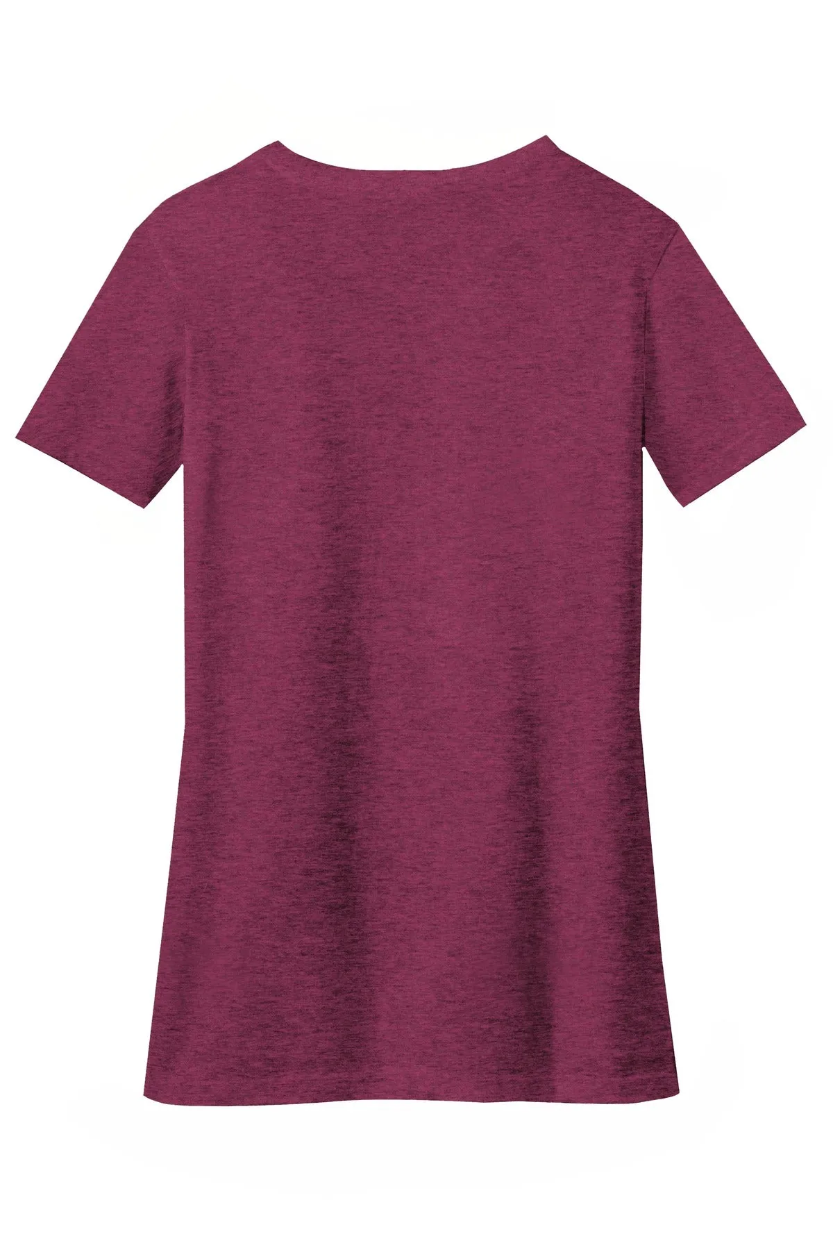 District Women's Perfect Blend CVC V-Neck Tee. DM1190L