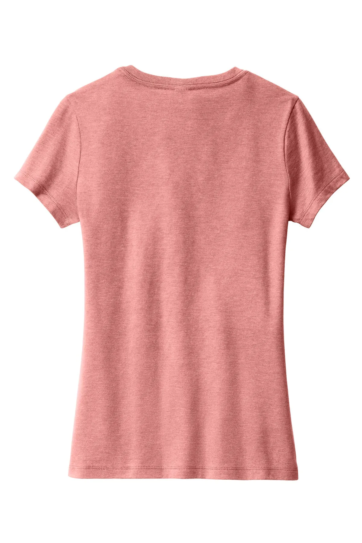 District Women's Perfect Blend CVC V-Neck Tee. DM1190L