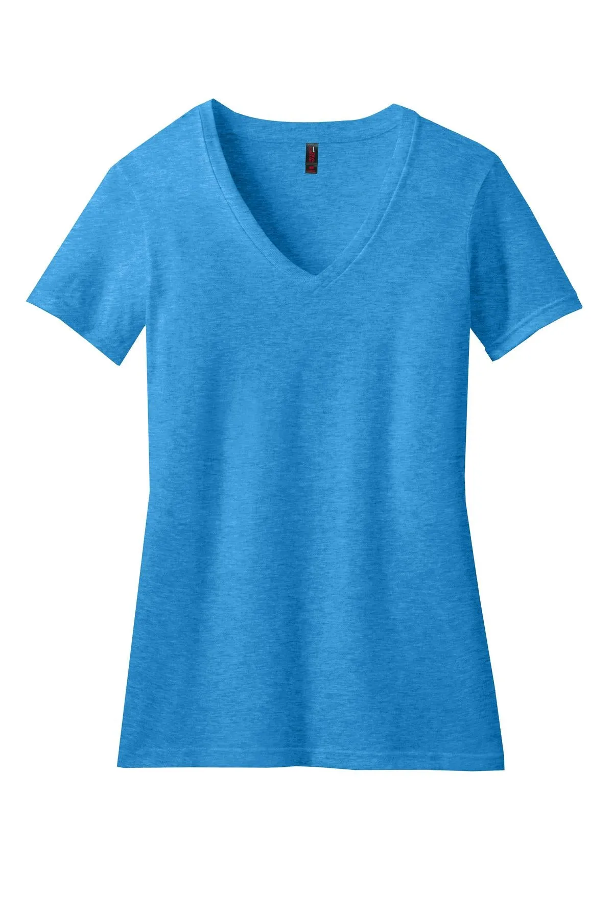 District Women's Perfect Blend CVC V-Neck Tee. DM1190L