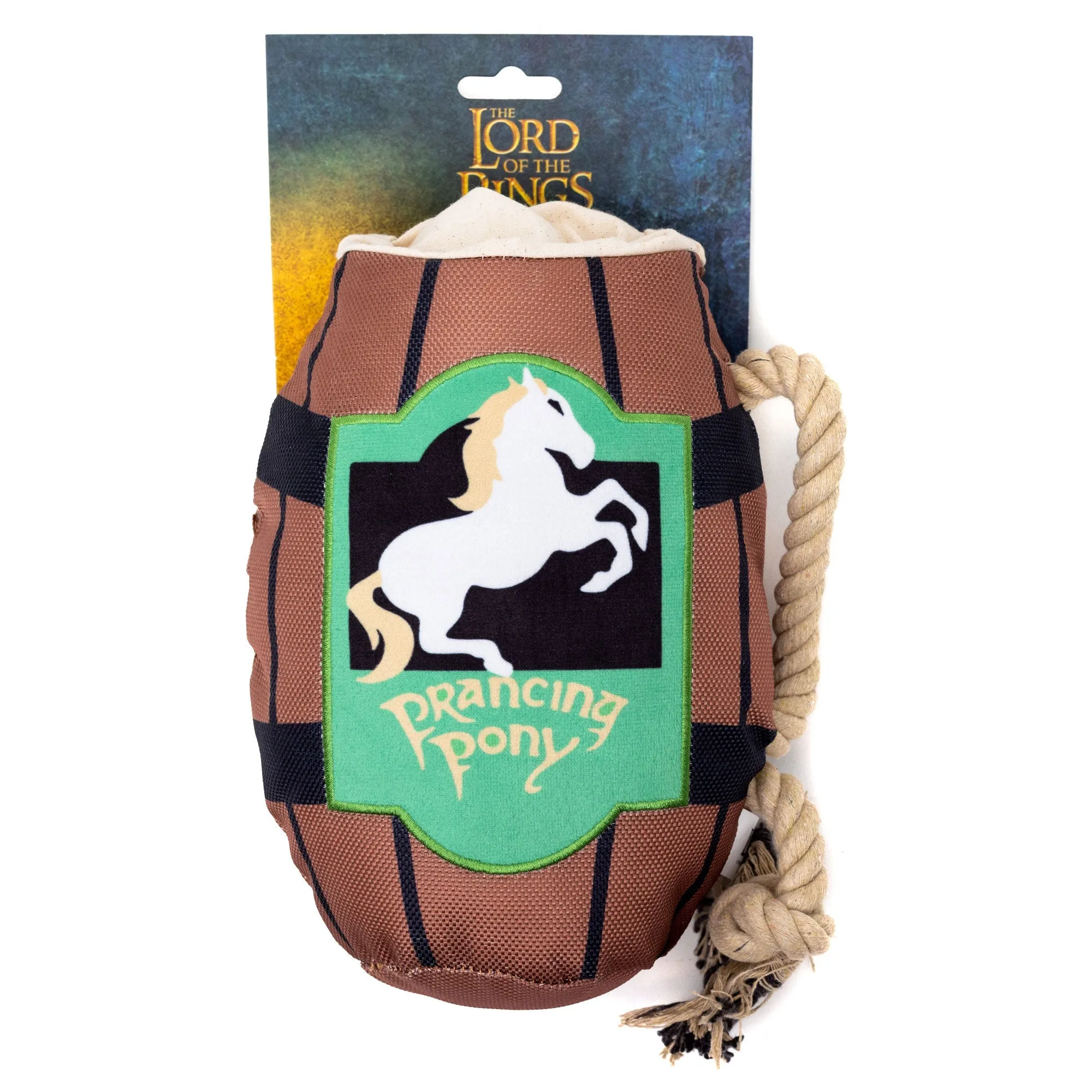 Dog Toy Squeaker Plush - Lord of the Rings PRANCING PONY Pint Mug