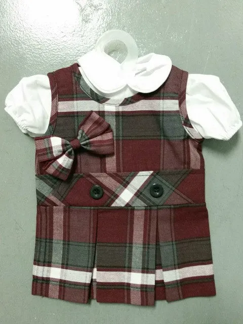 Doll Jumper Set Plaid 54