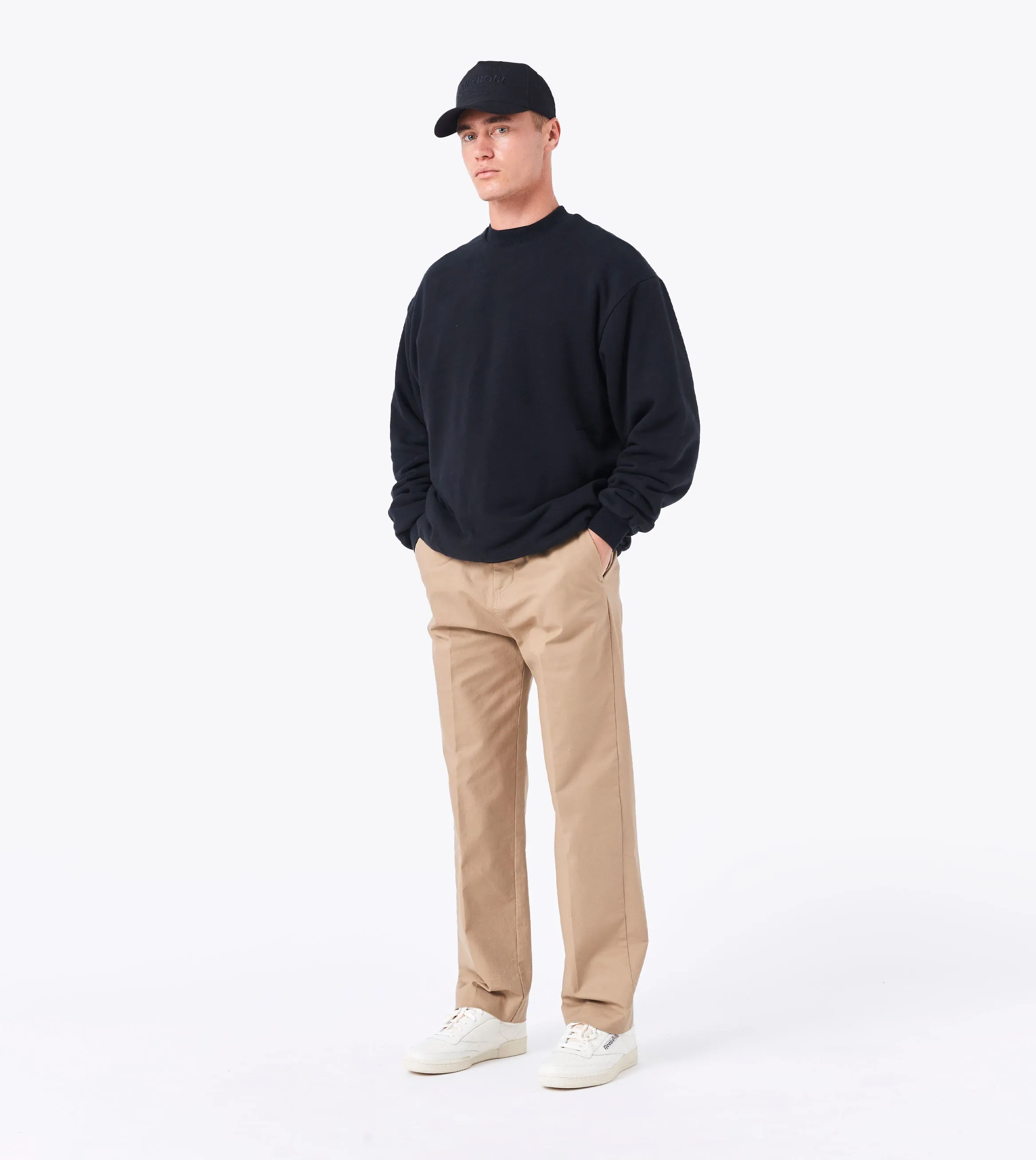 Double Down Crewneck Black