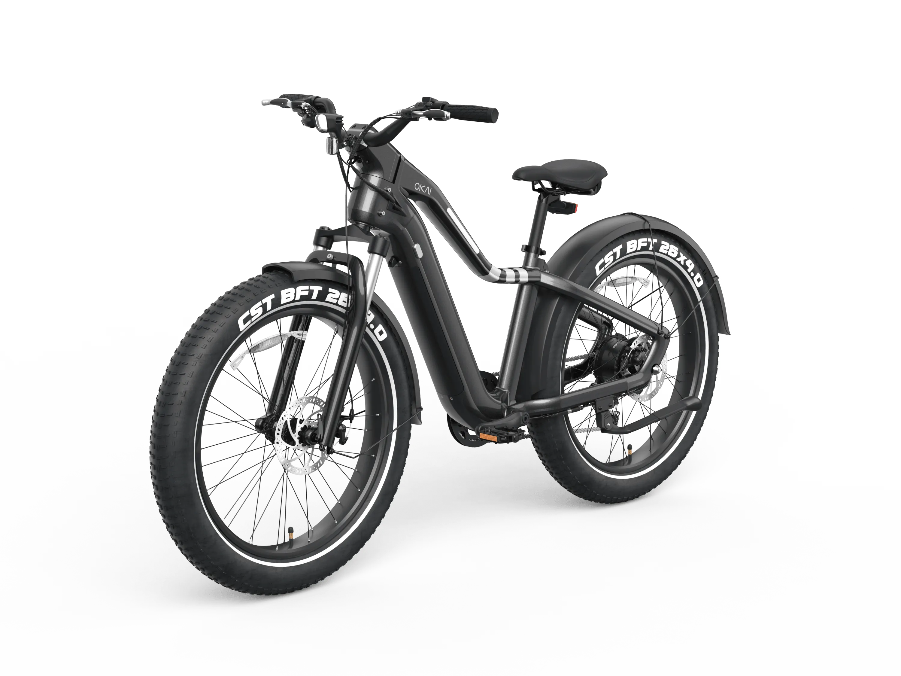 EB50 Ranger 26" Step Over Electric Mountain Bike - Black