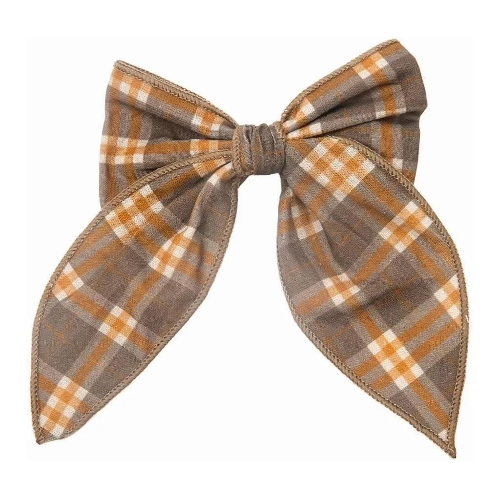 Fable Bow - Storm Plaid