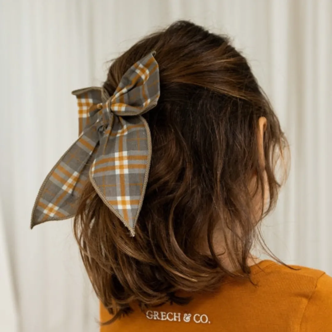 Fable Bow - Storm Plaid