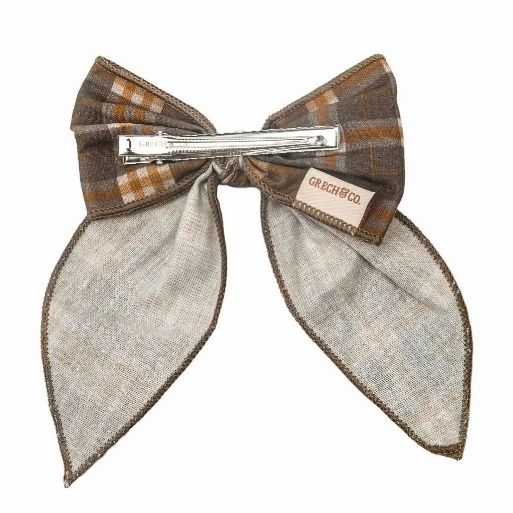 Fable Bow - Storm Plaid