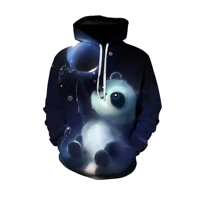 Fashion Cute Panda Printed 3D Hoodies