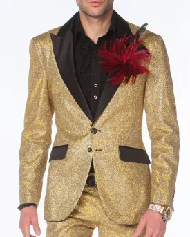 Fashion Suit - Cello Gold - Gold Prom Suit - 2020 - Fashion