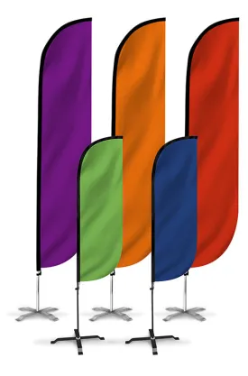 Feather Flag Plain Colors