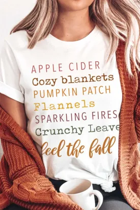 FEEL THE FALL GRAPHIC TEE