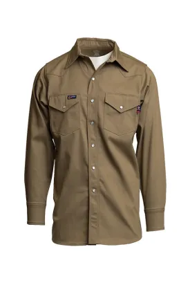 FR Western Shirt | 7oz. 100% Cotton | Khaki