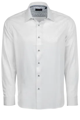 Garnet Button-Front Sport Shirt - White