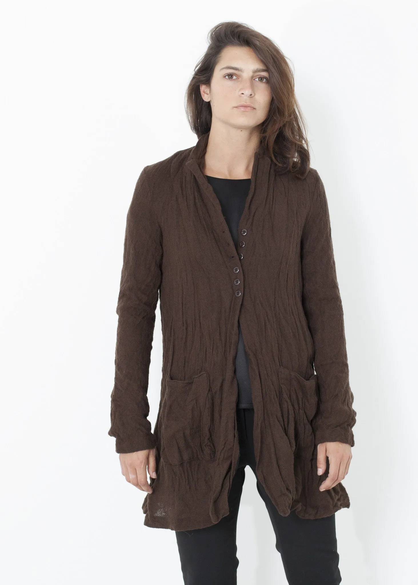 Ghost Wool Jacket in Brown -UEB