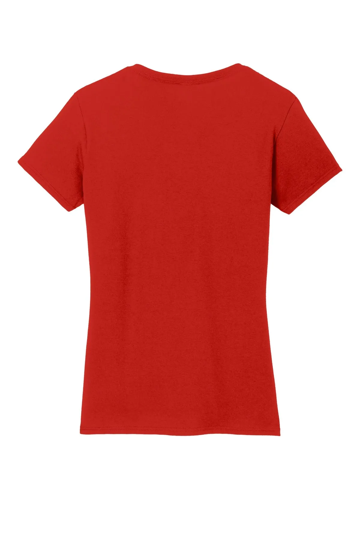 Gildan Ladies Heavy Cotton™ 100% Cotton V-Neck T-Shirt. 5V00L