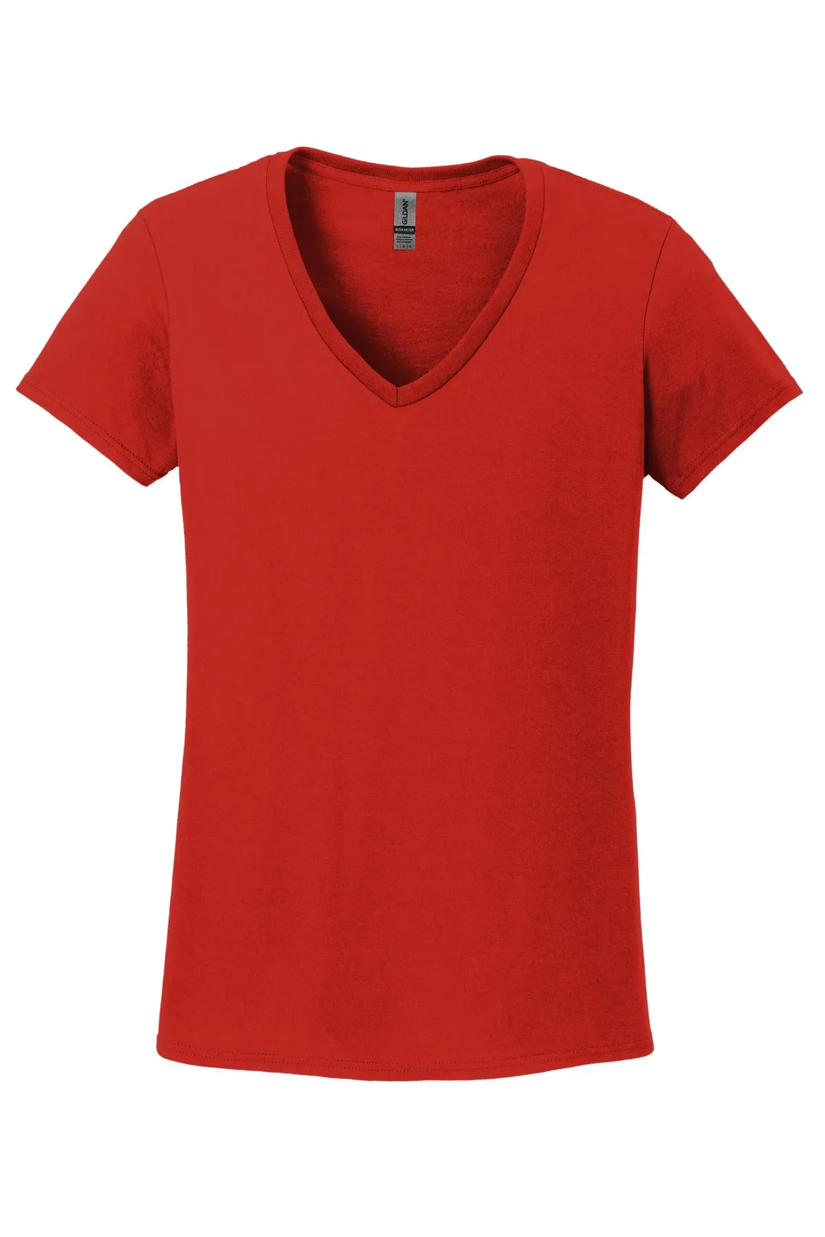 Gildan Ladies Heavy Cotton™ 100% Cotton V-Neck T-Shirt. 5V00L