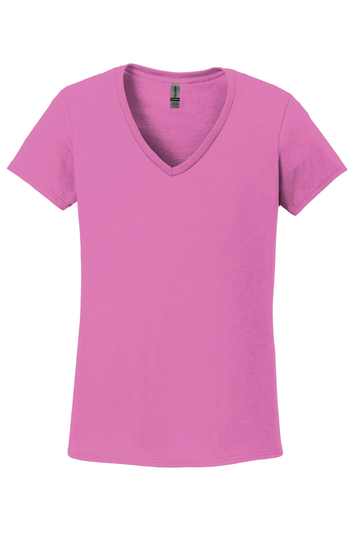 Gildan Ladies Heavy Cotton™ 100% Cotton V-Neck T-Shirt. 5V00L