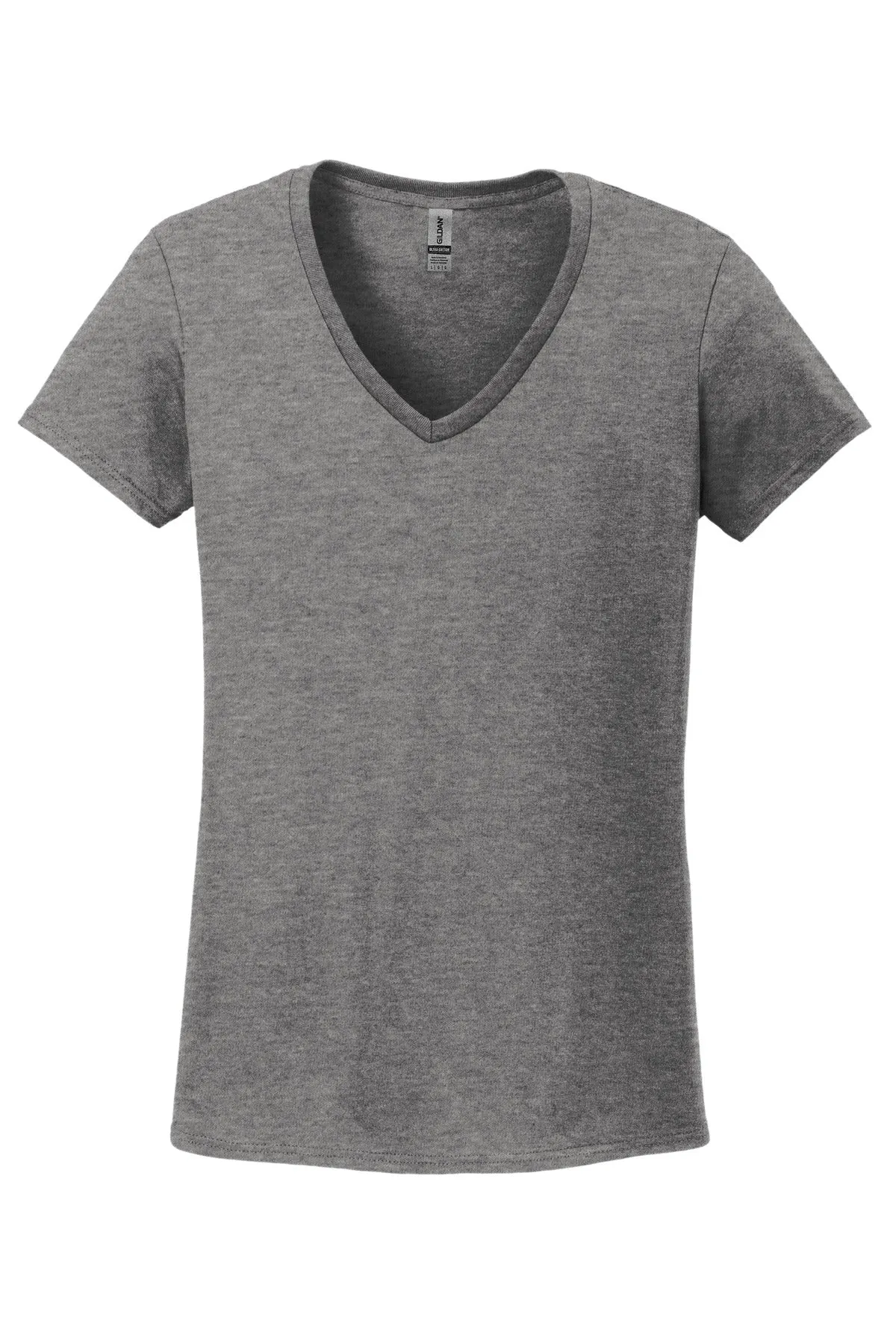 Gildan Ladies Heavy Cotton™ 100% Cotton V-Neck T-Shirt. 5V00L