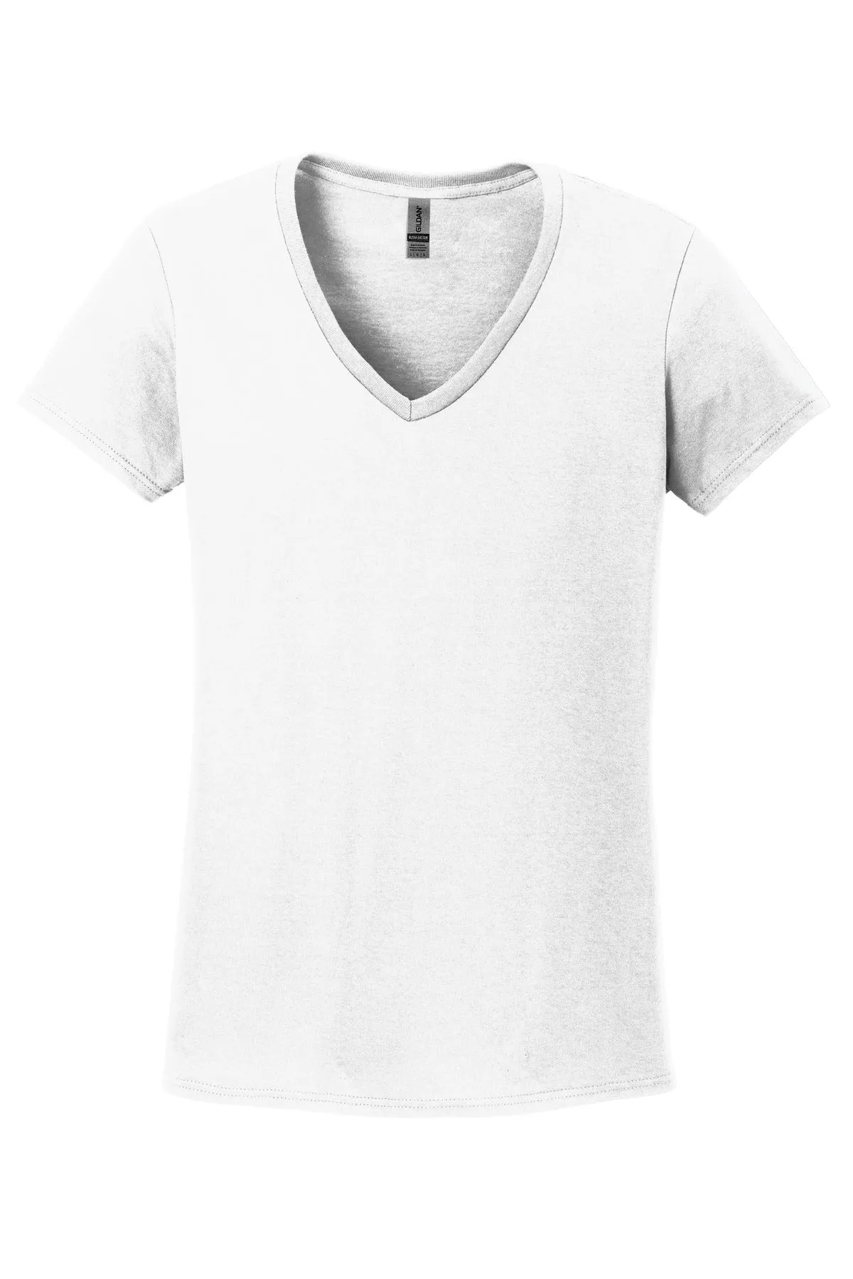 Gildan Ladies Heavy Cotton™ 100% Cotton V-Neck T-Shirt. 5V00L