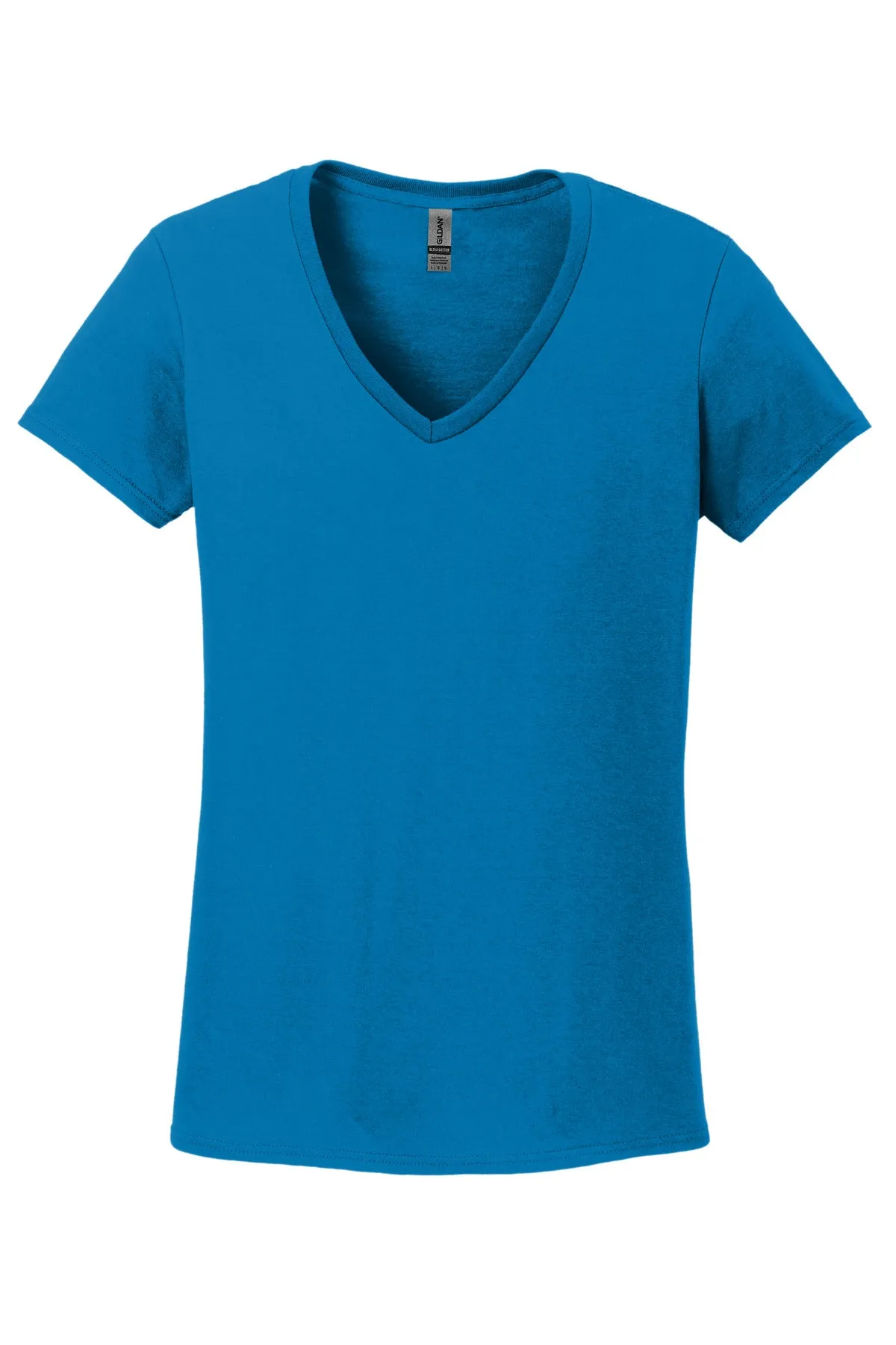 Gildan Ladies Heavy Cotton™ 100% Cotton V-Neck T-Shirt. 5V00L