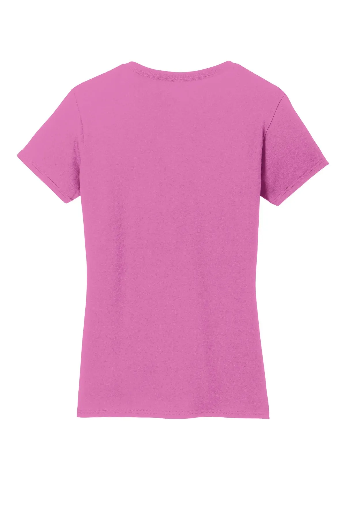 Gildan Ladies Heavy Cotton™ 100% Cotton V-Neck T-Shirt. 5V00L