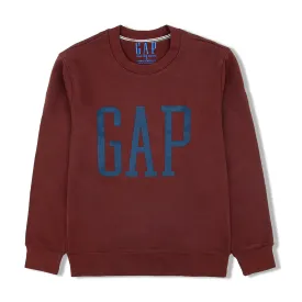 GP - Men 'Maroon' Gap Printed Terry Sweatshirt GP946