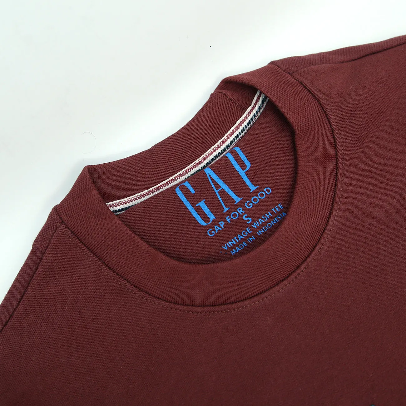 GP - Men 'Maroon' Gap Printed Terry Sweatshirt GP946