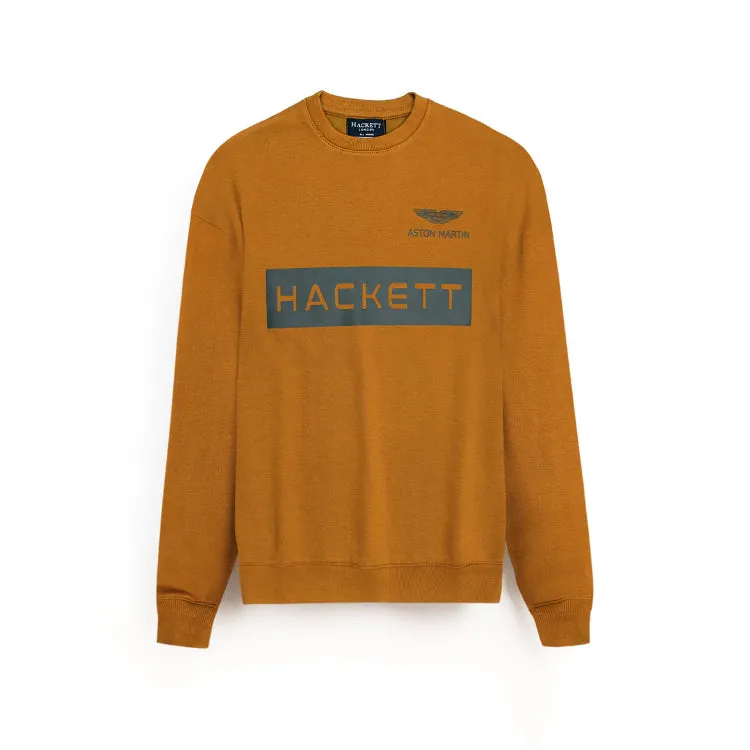 HA - Men 'Mustard' Logo Patch Fleece Sweatshirt HA356