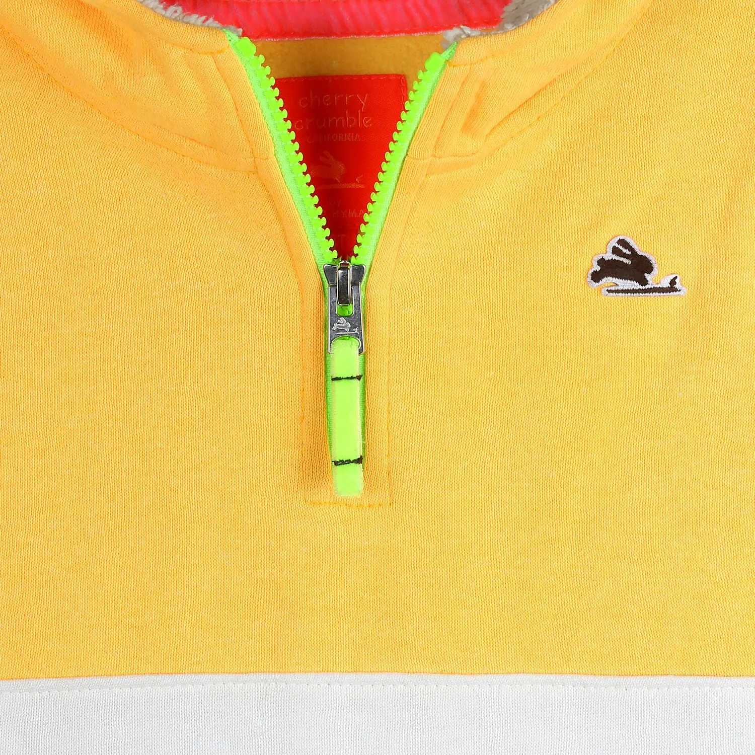 Half Zip Colorblock Hoodie