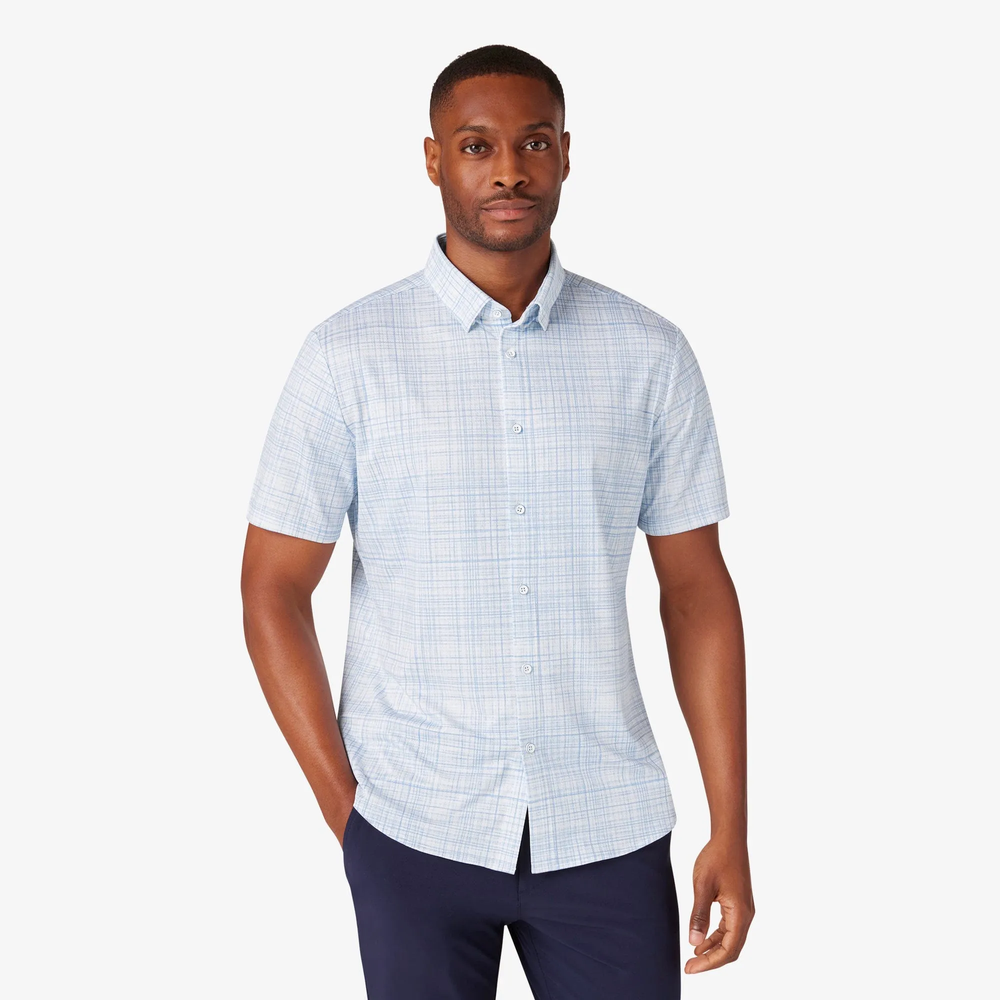 Halyard Short Sleeve- Carolina Breezy Plaid