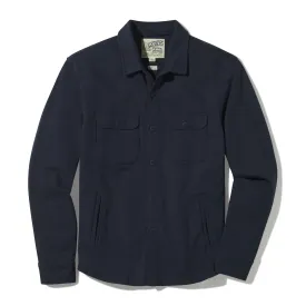 Hogan Knit Loopback Shirt Jacket - Dark Navy