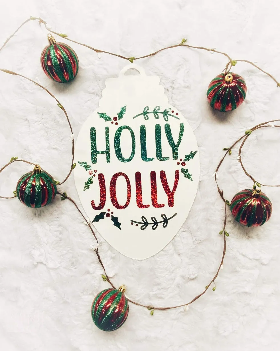 Holly Jolly Holiday Cut File