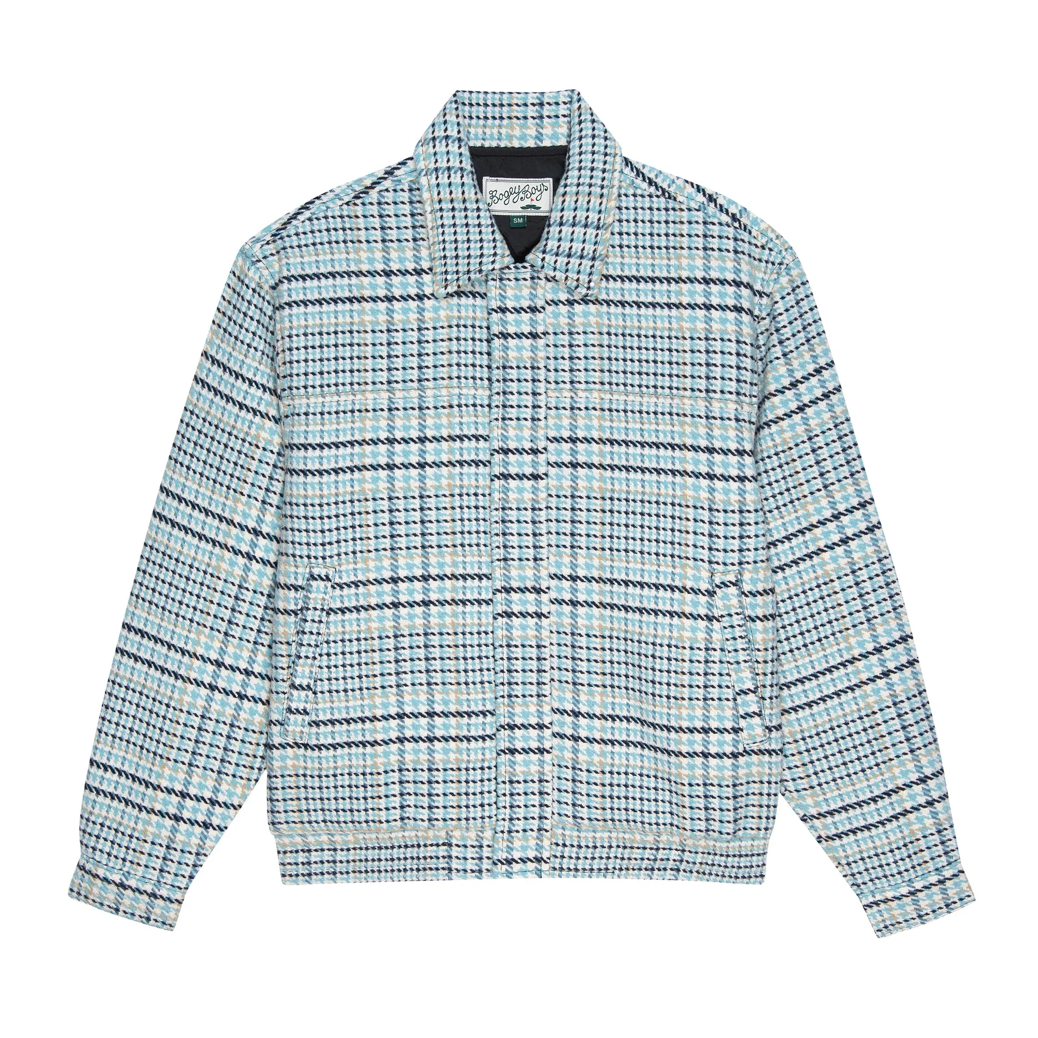 Houndstooth Weekend Jacket - Blue