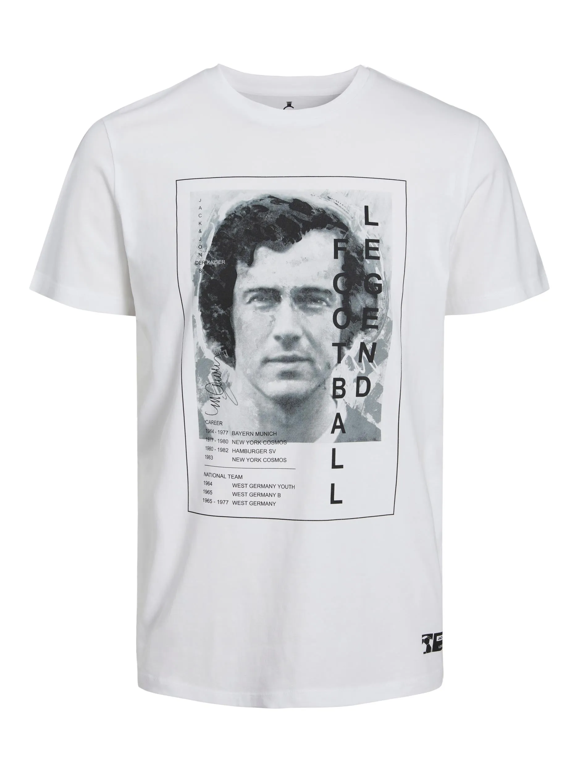 Jack & Jones Legends Franz Beckenbauer White