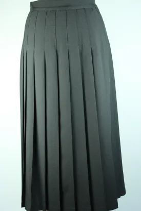 Junior High High School Black Knife Pleated Skirt