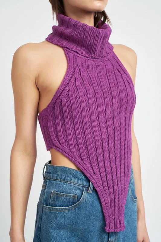 Knit Turtle Neck Top