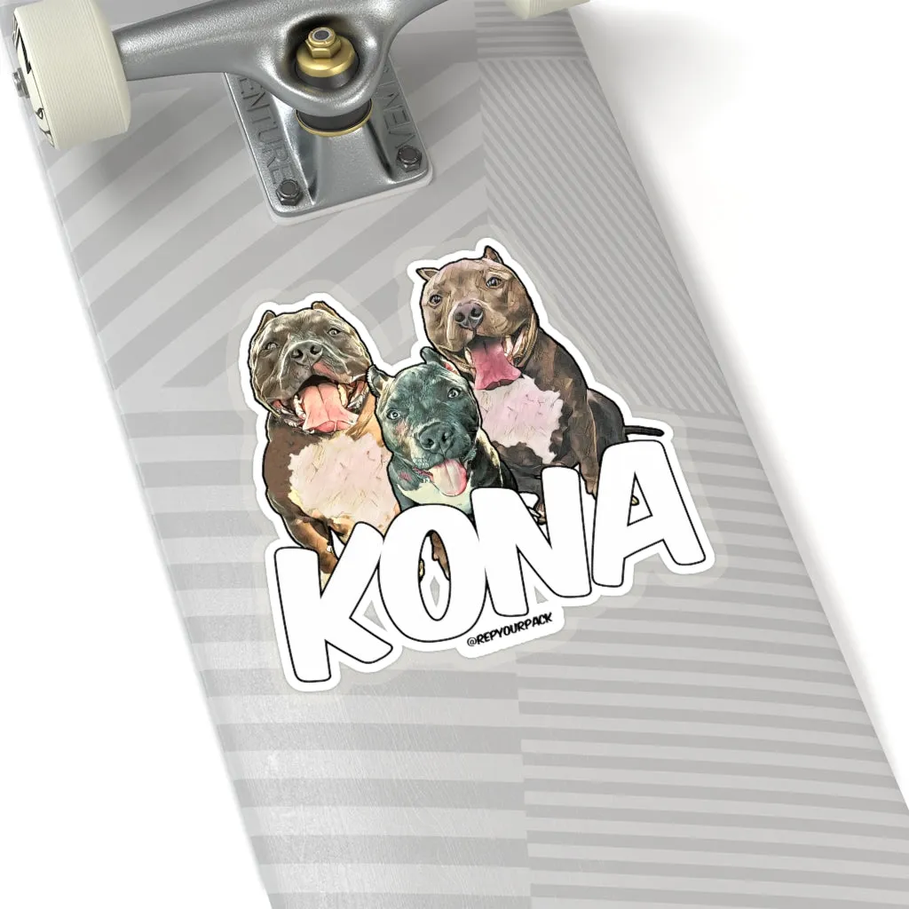 Kona 5 Stickers