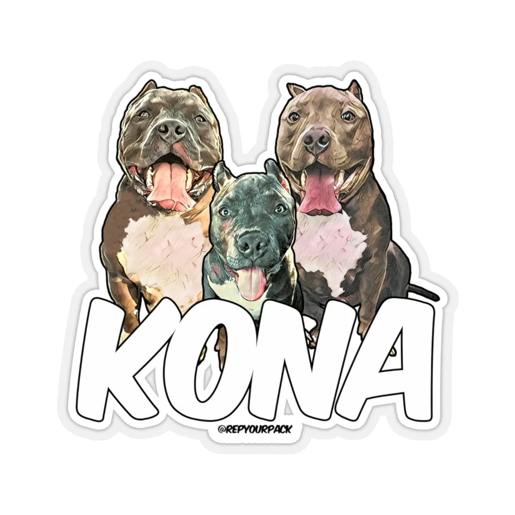 Kona 5 Stickers